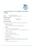 Confirmed minutes of the Whitireia Park Board meeting on Friday 17 May 2024 preview