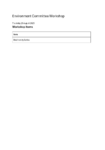 Public agenda Environment Committee workshop 28 August 2025 preview