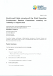 Confirmed Public minutes of the CEER Committee on Tuesday 12 August 2025 preview