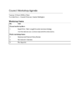 Council Workshop 10 March 2026 Public Agenda preview
