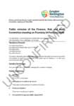 Unconfirmed Public minutes for the Financial, Risk and Audit Committee 24 February 2026 preview