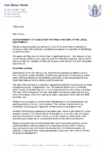 Letter from the Minister of Local Government re announcement of Head start pathway for Simplifying Local Government  preview