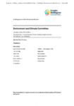 Environment and Climate Committee 18 June 2026 Order Paper preview