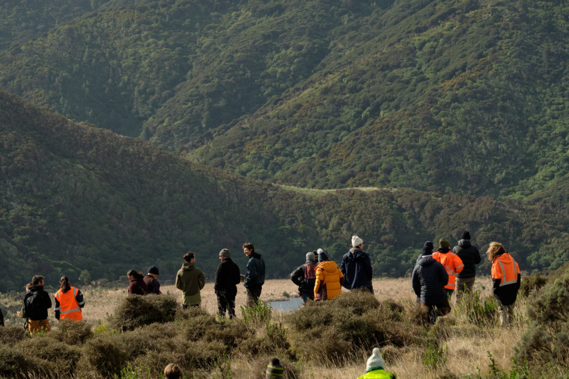 Ropu Tiaki planting day Parangarahu Lakes