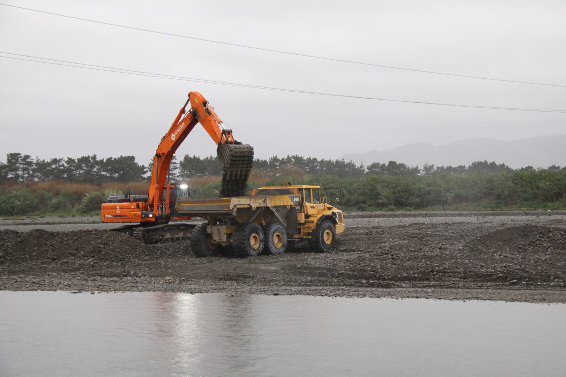 Flood protection work